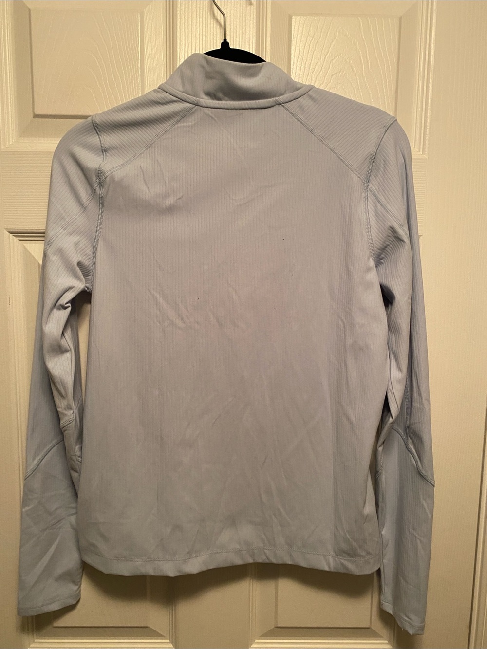Mondetta Light Blue Ribbed 1/2 Zip Active Top…size S - Picture 2 of 6